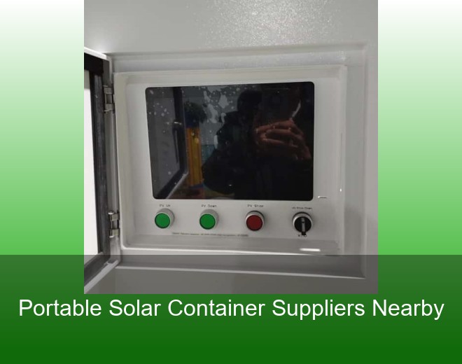 Portable Solar Container Suppliers Nearby
